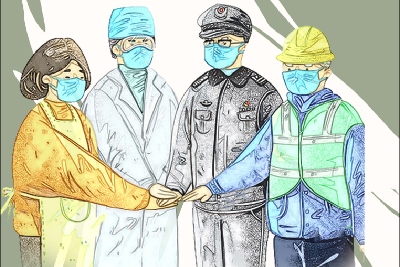 手繪長(zhǎng)圖|甘肅戰(zhàn)“疫”故事，“硬核”之下的溫情