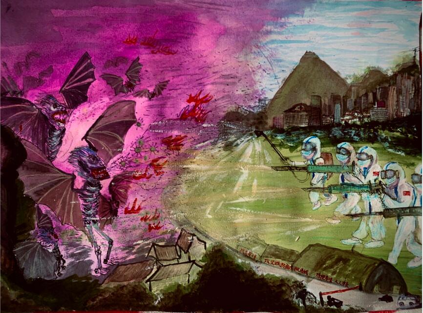 “疫情當(dāng)前，孩子們有‘畫(huà)’說(shuō)”作品展播（四十三）