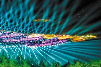 蘭山每晚都有炫酷燈光秀 你想看嗎？