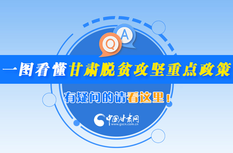 一圖看懂甘肅脫貧攻堅(jiān)重點(diǎn)政策，有疑問的請(qǐng)看這里！