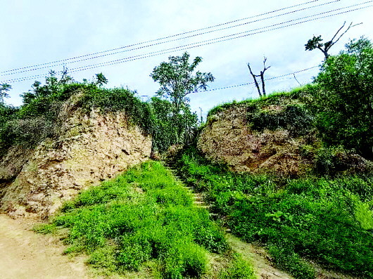棗園莊舊城墻遺址 韓儀麟 攝